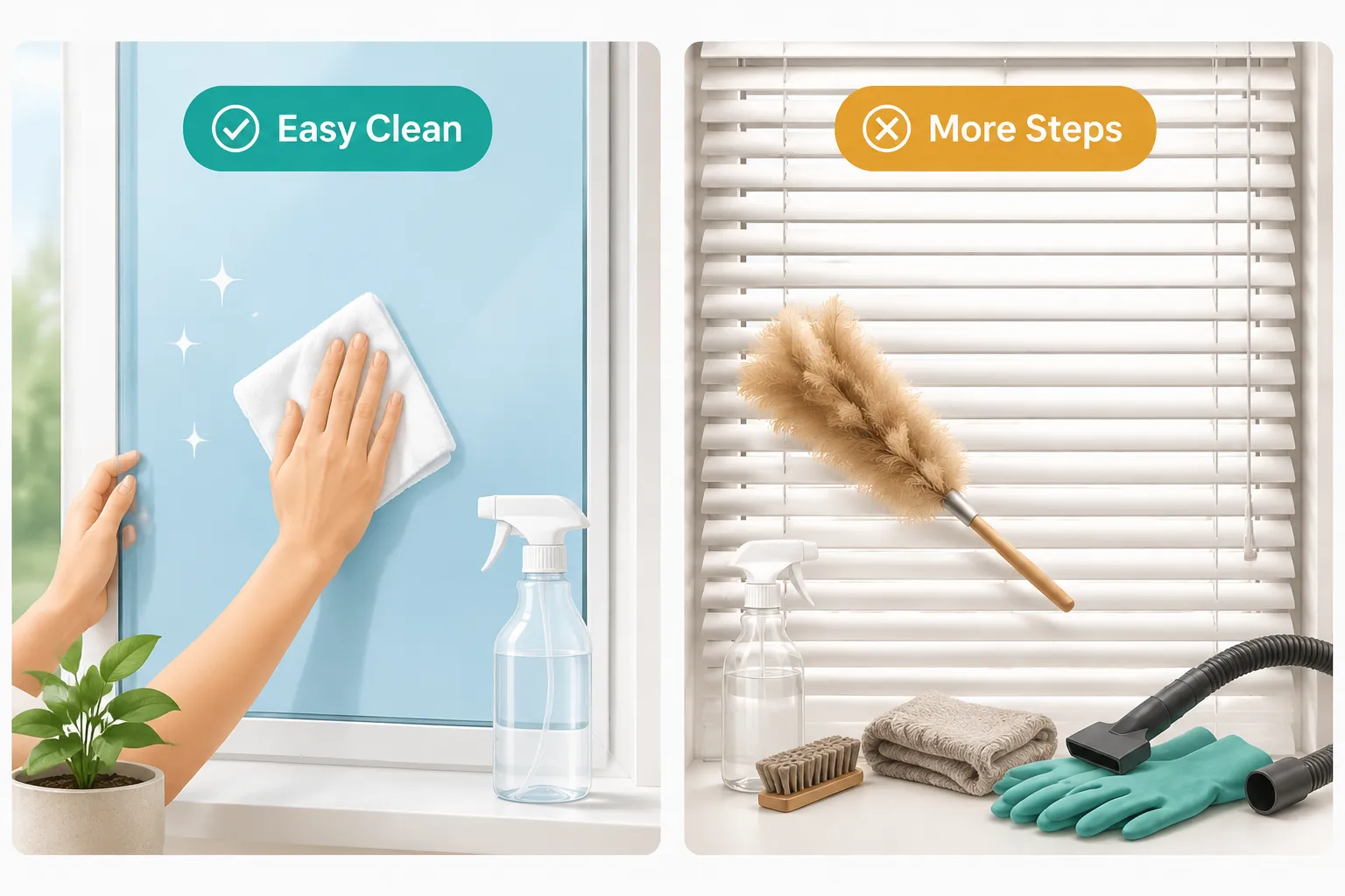 What Is the Maintenance Like for Window Film vs Blinds?